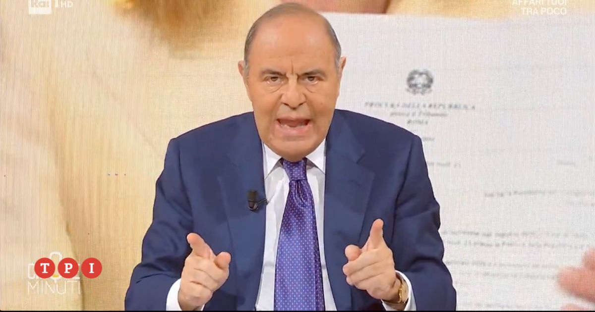 Bruno Vespa difende il governo Meloni: “In ogni Stato si fanno cose sporchissime, anche trattando con i torturatori” | VIDEO