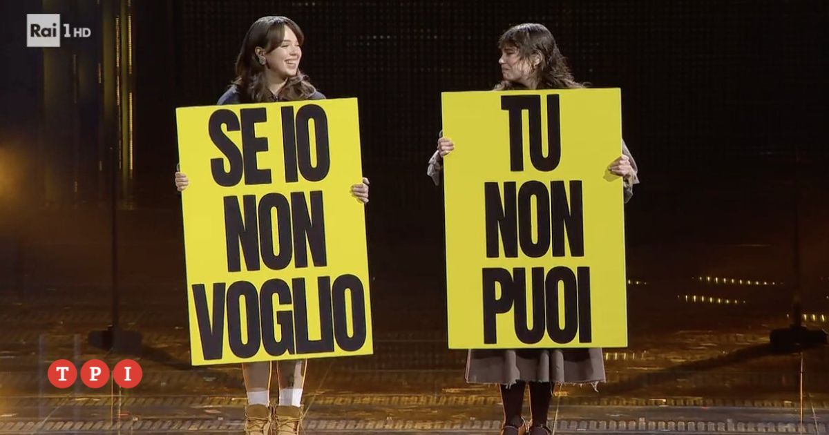 Sanremo 2025, il messaggio contro la violenza sulle donne di Vale Lp e Lil Jolie: “Se io non voglio, tu non puoi”