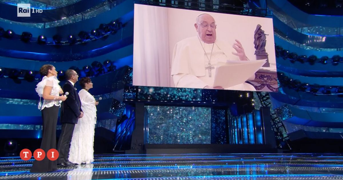 Sanremo 2025, il videomessaggio di Papa Francesco: “La musica è strumento di pace”