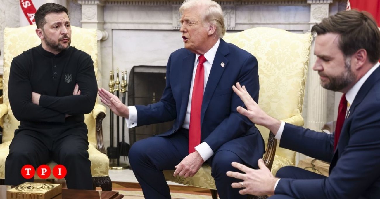 Ucraina, Zelensky torna sull’incontro con Trump alla Casa bianca: “Deplorevole: non doveva andare così”